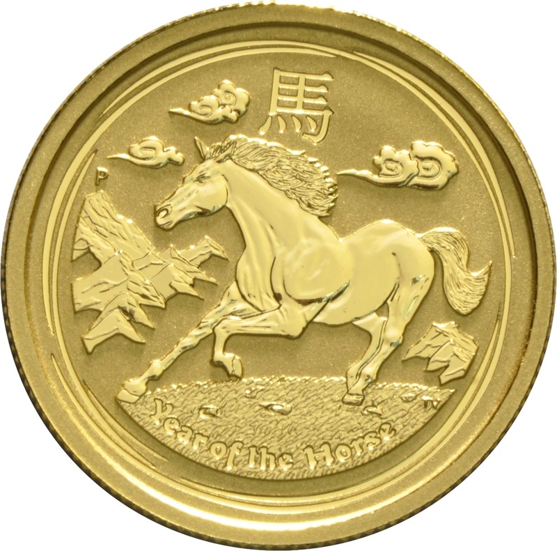 2014 1/4 oz Year of the Horse Gold
