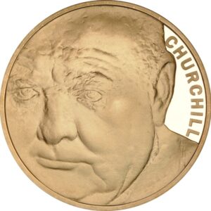 2015 Proof Gold Crown £5 Coin 50th Anniversary of the Death of Sir Winston Churchill Boxed