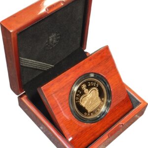 2015 Proof Gold Crown £5 Coin The Longest Reigning Monarch Boxed