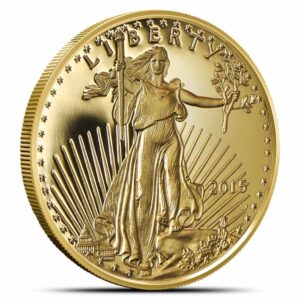 2015-W 1/2 oz Proof American Gold Eagle Coin (Box + CoA)