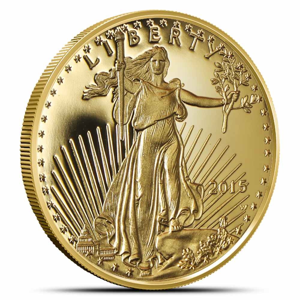 2015-W 1/2 oz Proof American Gold Ea