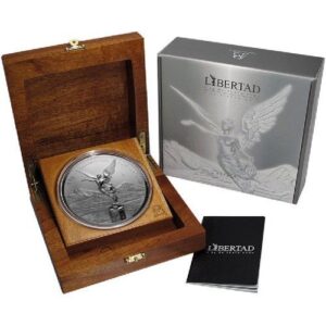 2016 1 Kilo Proof Mexican Silver Libertad Coin (Box + CoA)
