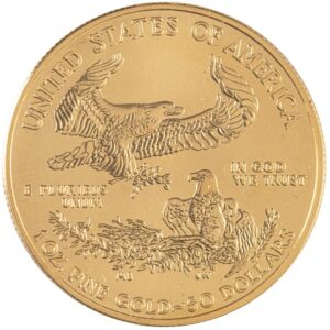 2016 1 oz Burnished American Gold Eagle Coin (Box + CoA)