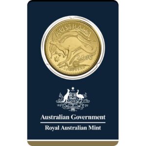 2016 1 oz Royal Australian Mint Gold Kangaroo Coin (BU w/ Assay)