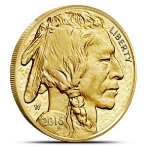 2016-W 1 oz Proof American Gold Buffalo Coin (Box + CoA)