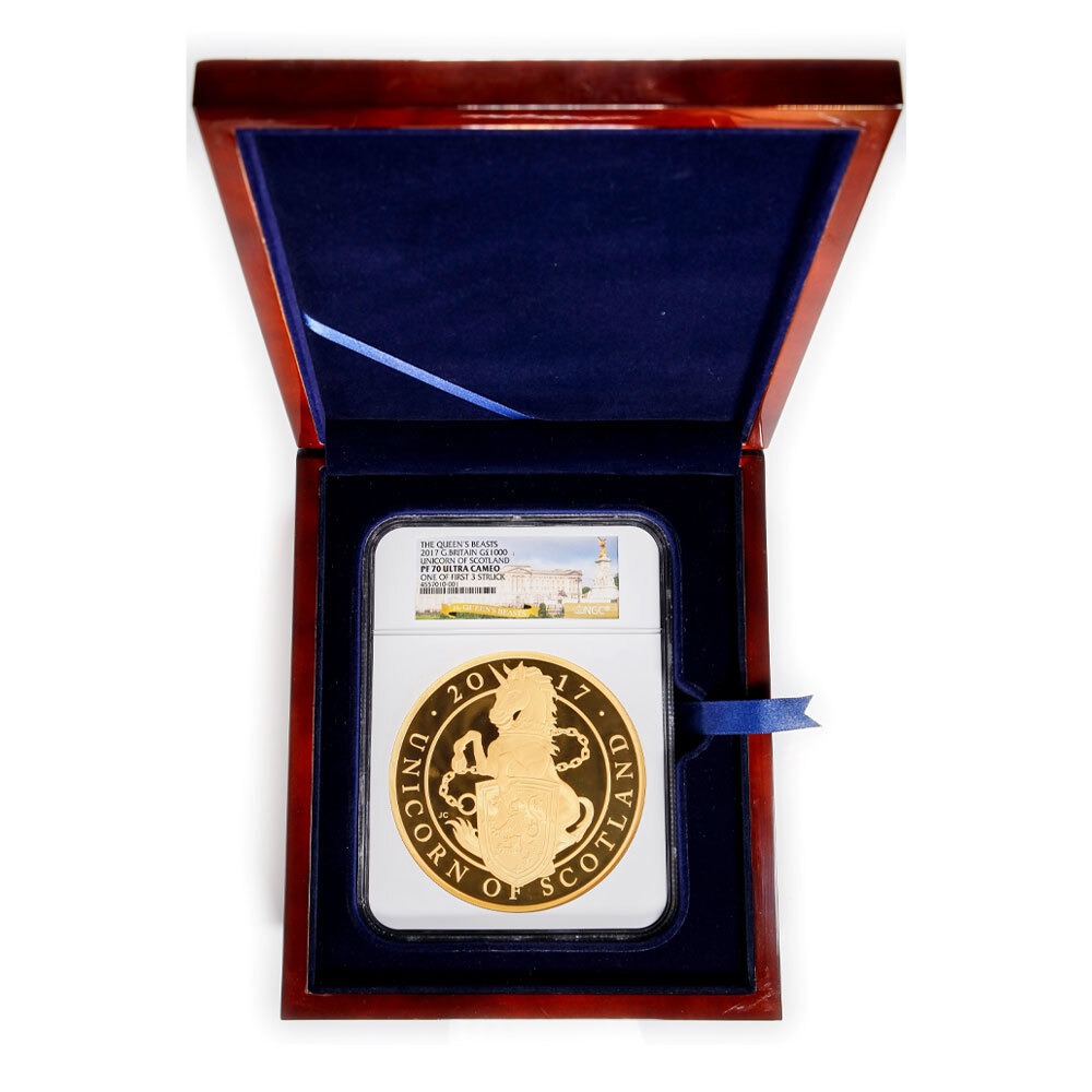 2017 1 Kilo Proof British Gold Queen