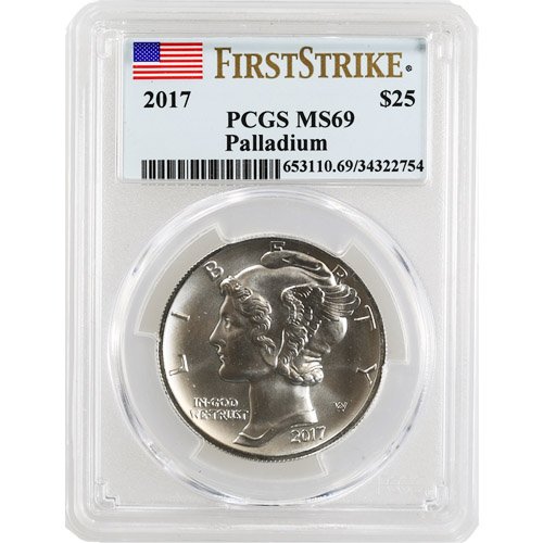 2017 1 oz American Palladium Eagle C
