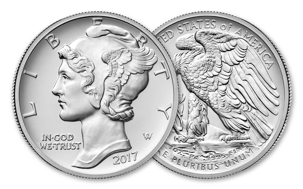 2017 1 oz American Palladium Eagle