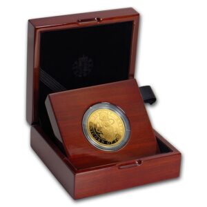 2017 1 oz Proof British Gold Queens Beast Unicorn Coin (Box + CoA)