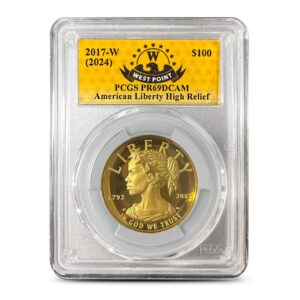 2017-W 1 oz High Relief 225th Anniversary American Liberty Gold Coin PCGS PR69 DCAM