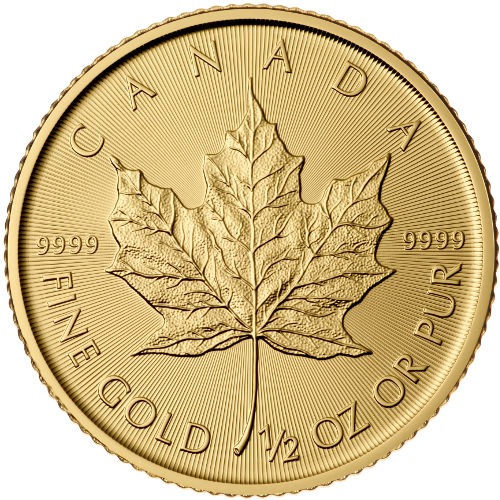 2018 1/2 oz Canadian Gold Maple Leaf