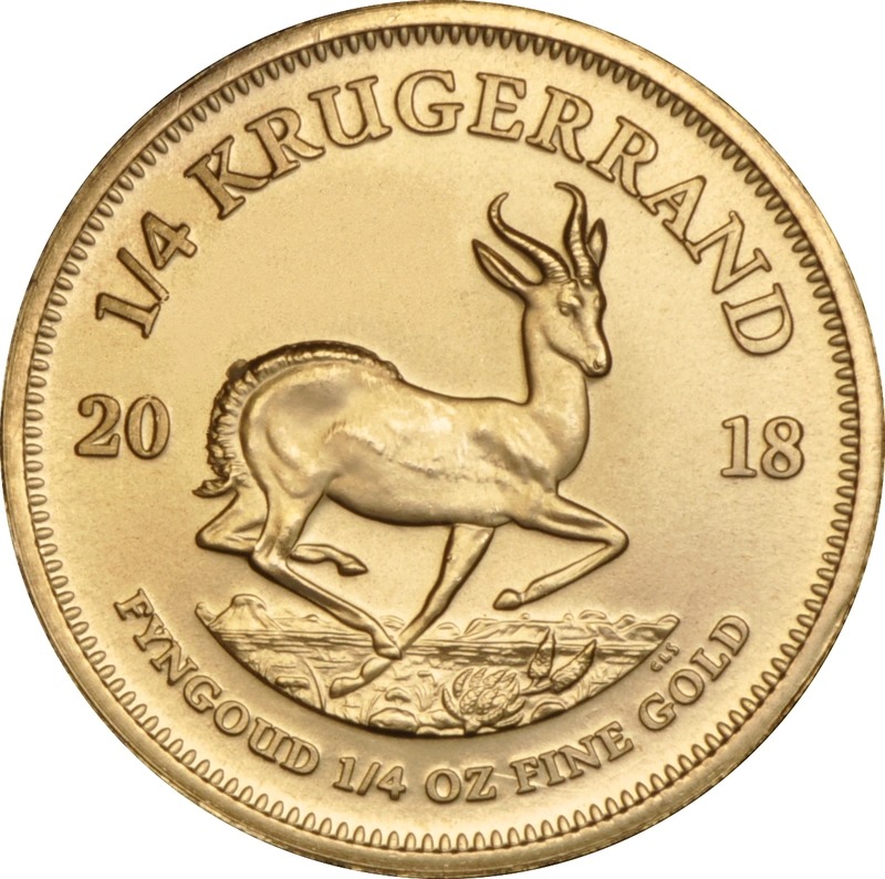Buy 2018 1/4 oz Krugerrand Gold Coin