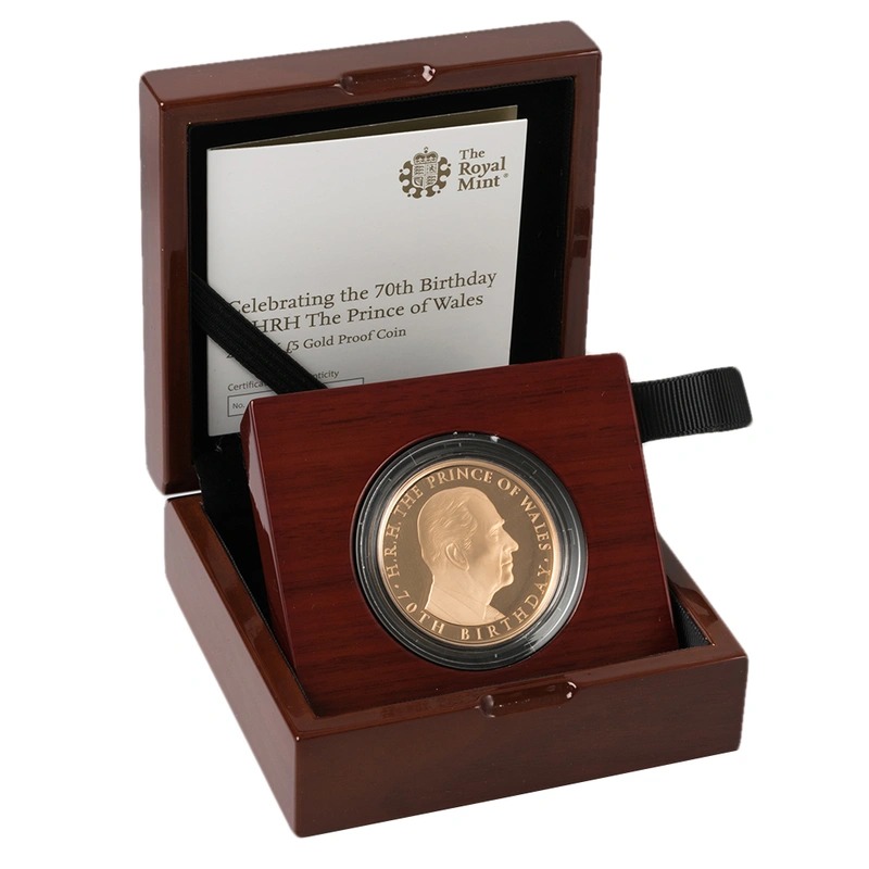 2018 Proof Gold Crown £5 Coin Prince