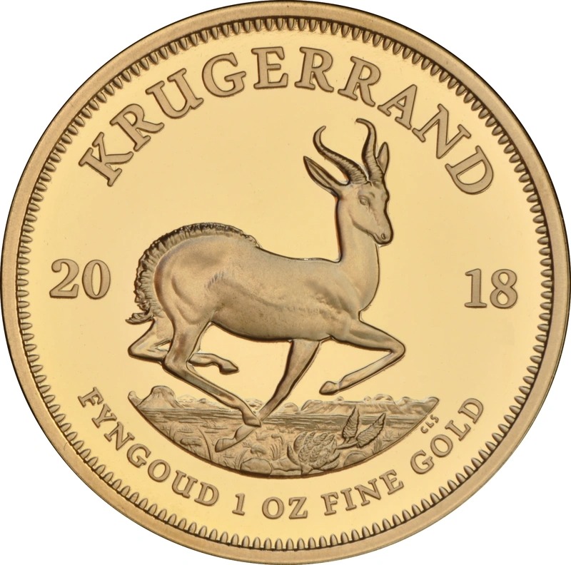 2018 1 oz Proof Krugerrand Gold Coin