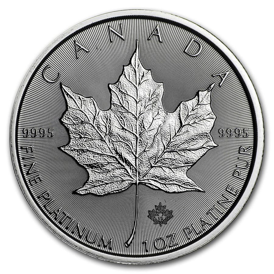2019 1 oz Canadian Platinum Maple Le