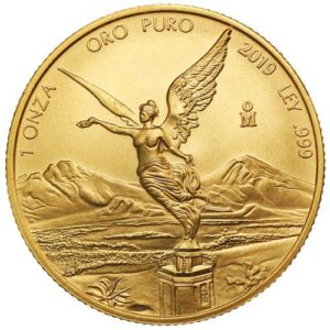 2019 1 oz Mexican Gold Libertad Coin (BU)