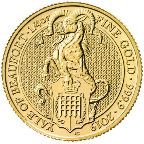 2019 1/4 oz British Gold Queens Beas