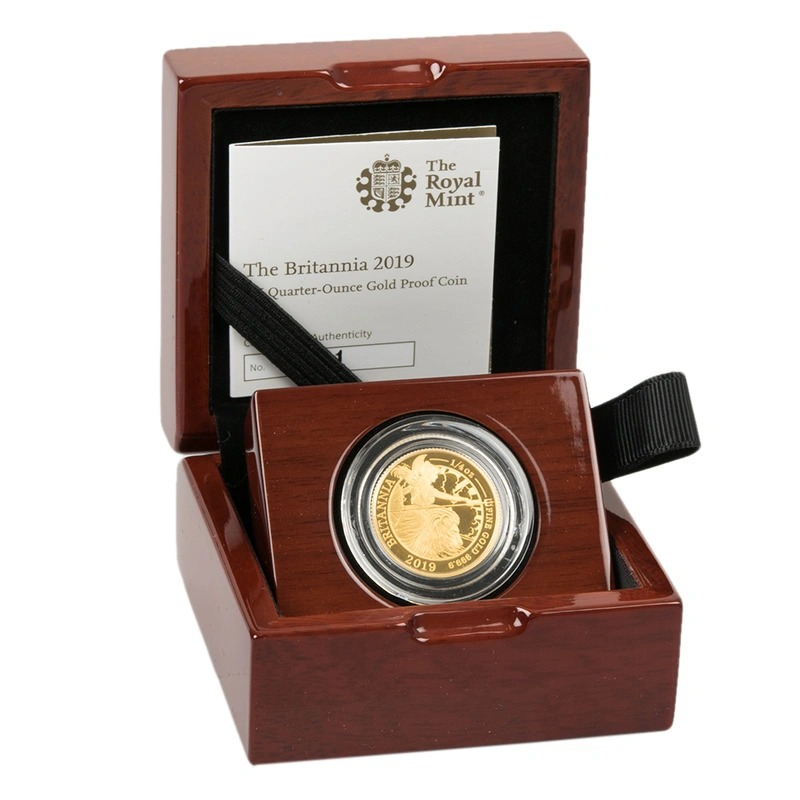 2019 Proof 1/4 oz Gold Britannia Coi