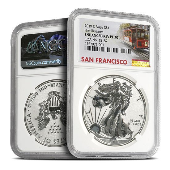 2019-S 1 oz American Silver Eagle E