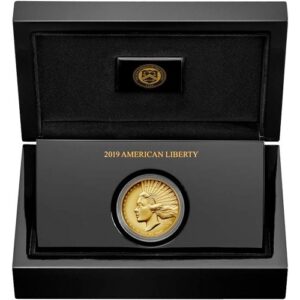 2019-W 1 oz American Liberty High Relief Gold Coin (Box + CoA)