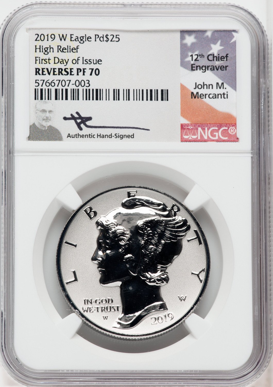 2019-W 1 oz American Palladium Eag