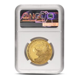 2019-W 1 oz Enhanced Finish High Relief American Liberty Gold Coin NGC SP70 (Varied Label)