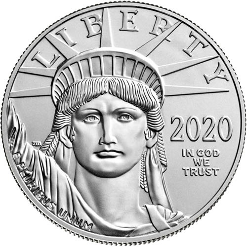 2020 1 oz American Platinum Eagle Co