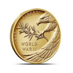 2020 1/2 oz End of WWII 75th Anniversary Gold Coin (Box + CoA)