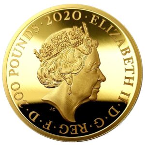2020 2 oz Music Legends David Bowie Gold Proof Coin