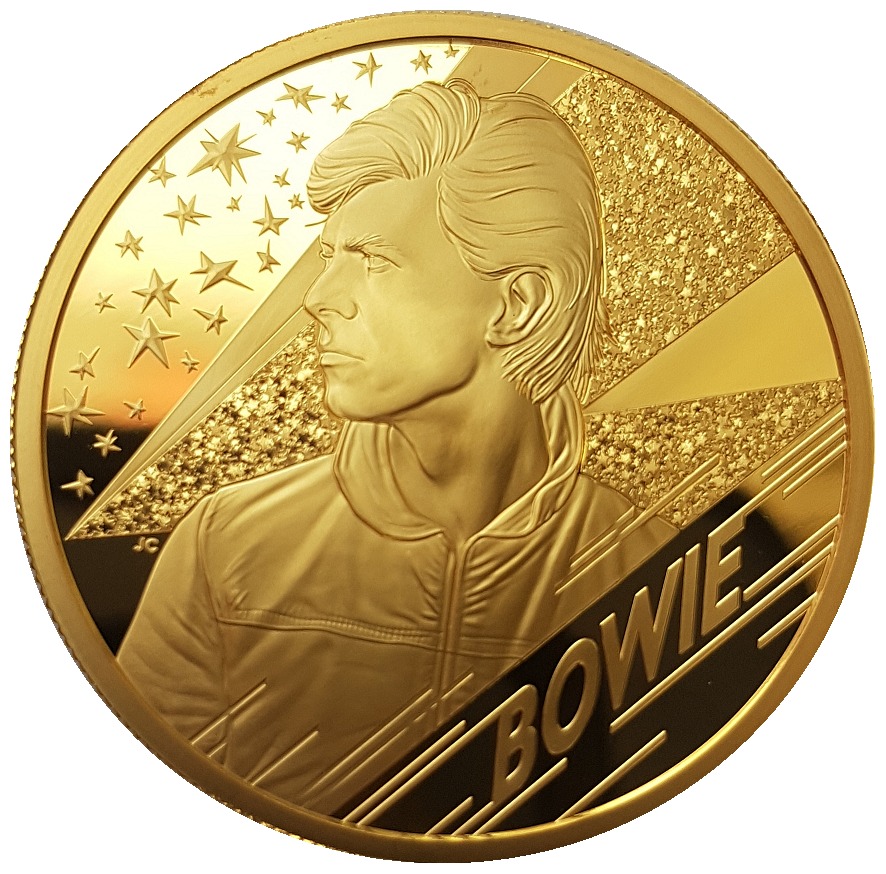 2 oz Music Legends David Bowie Gold