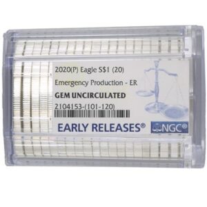 2020 (P) American Silver Eagle NGC Gem Roll (ER, Philadelphia)
