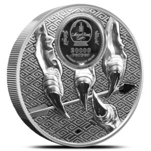 2021 1 Kilo Proof Mongolia Silver Majestic Eagle Coin (Box + CoA)