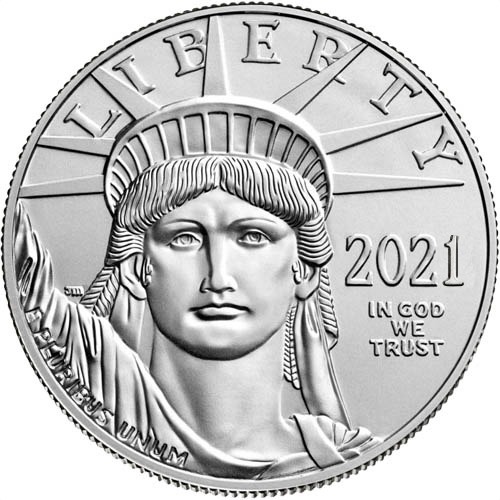 2021 1 oz American Platinum Eagle Co