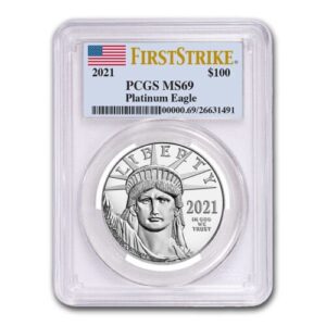 Buy 1 oz American Platinum Eagle Coin PCGS MS69 FS