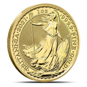 2021 1 oz British Gold Britannia Coin (BU)