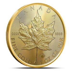 2021 1 oz Canadian Gold Maple Leaf Coin (BU)