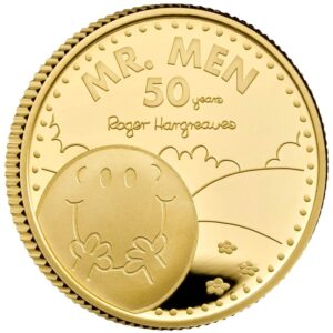 2021 1 oz Mr Men Mr Happy Proof Gold Coin Boxed