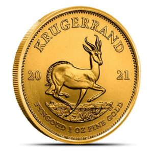 2021 1 oz South African Gold Krugerrand Coin (BU)