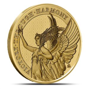 2021 1 oz St. Helena Gold Queens Virtues Victory Coin (BU)