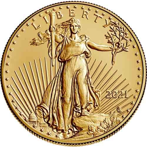 2021 1/2 oz American Gold Eagle Co