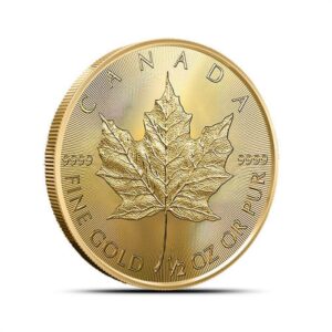 2021 1/2 oz Canadian Gold Maple Leaf Coin (BU)