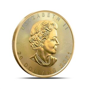 2021 1/2 oz Canadian Gold Maple Leaf Coin (BU)