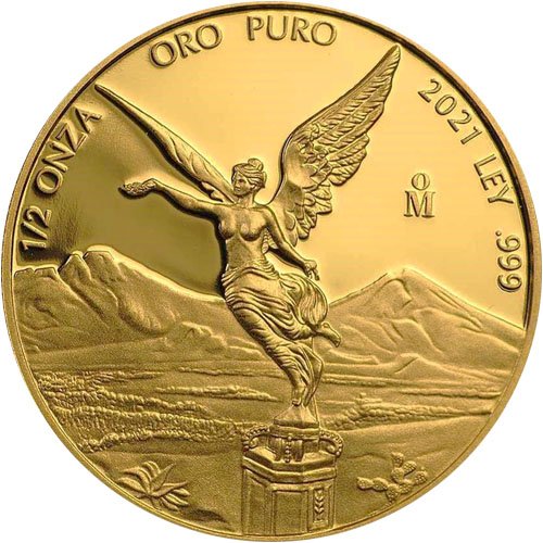 1/2 oz Proof Mexican Gold Libertad C