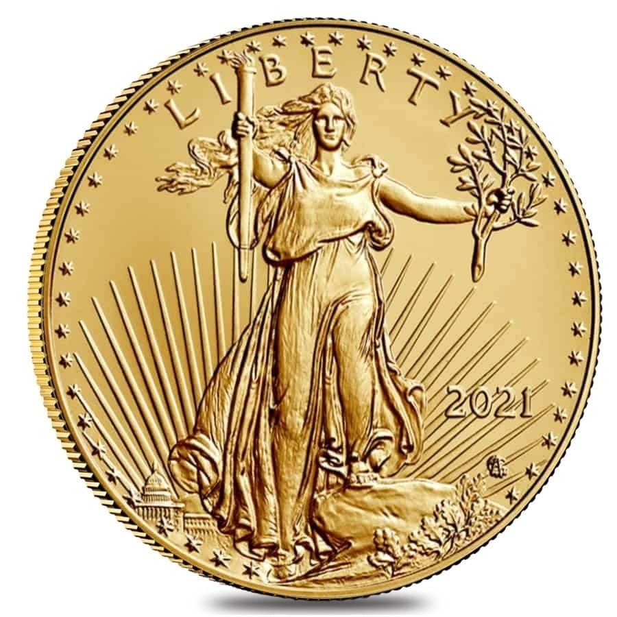 2021 1/4 oz American Gold Eagle Co