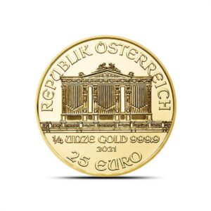 2021 1/4 oz Austrian Gold Philharmonic Coin (BU)