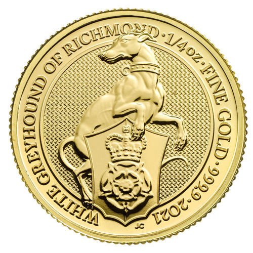 2021 1/4 oz British Gold Queens Beas