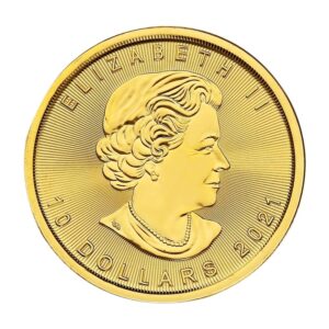 2021 1/4 oz Canadian Maple Leaf Gold Coin