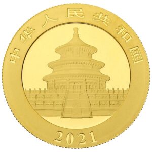 2021 15 Gram Chinese Panda Gold Coin