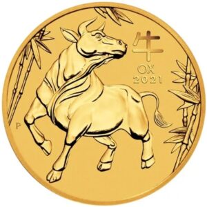 2021 1 oz Perth Mint Year of the Ox Gold Coin