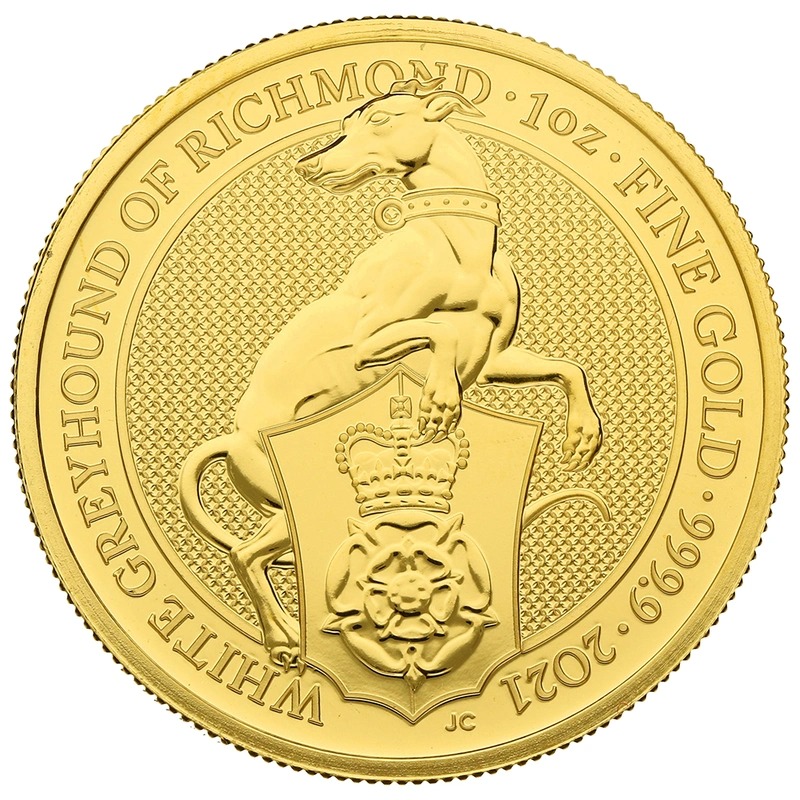 1 oz White Greyhound of Richmond Gol